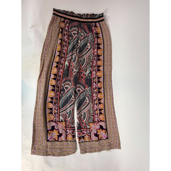 Maeve Anthropologie Womens Boho Print Wide-Leg Pants Medium - Picture 11 of 16